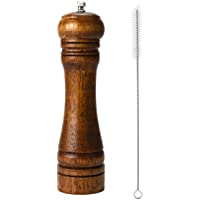 Binhai Molinos de Pimienta- Molinillo de Pimienta- Molinillo de Sal y Pimienta- de Madera Maciza con Molinillo de…